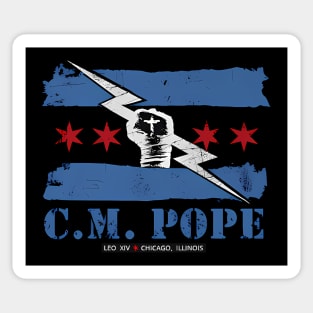 CM POPE, the second city saint Sticker